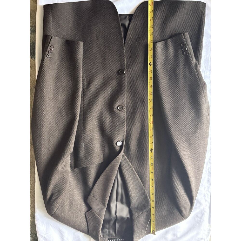 Hugo Boss Einstein Brown Virgin Wool Blazer Sport Coat 44R - Picture 9 of 16